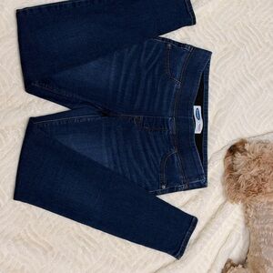 Old Navy Jeggings Pull On Skinny Dark Wash Stretch Jeans